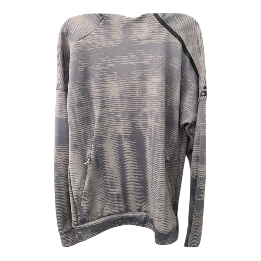 ADIDAS BS4951 Men ZNE Pulse Printed Hoodie HDSWT Grey Small